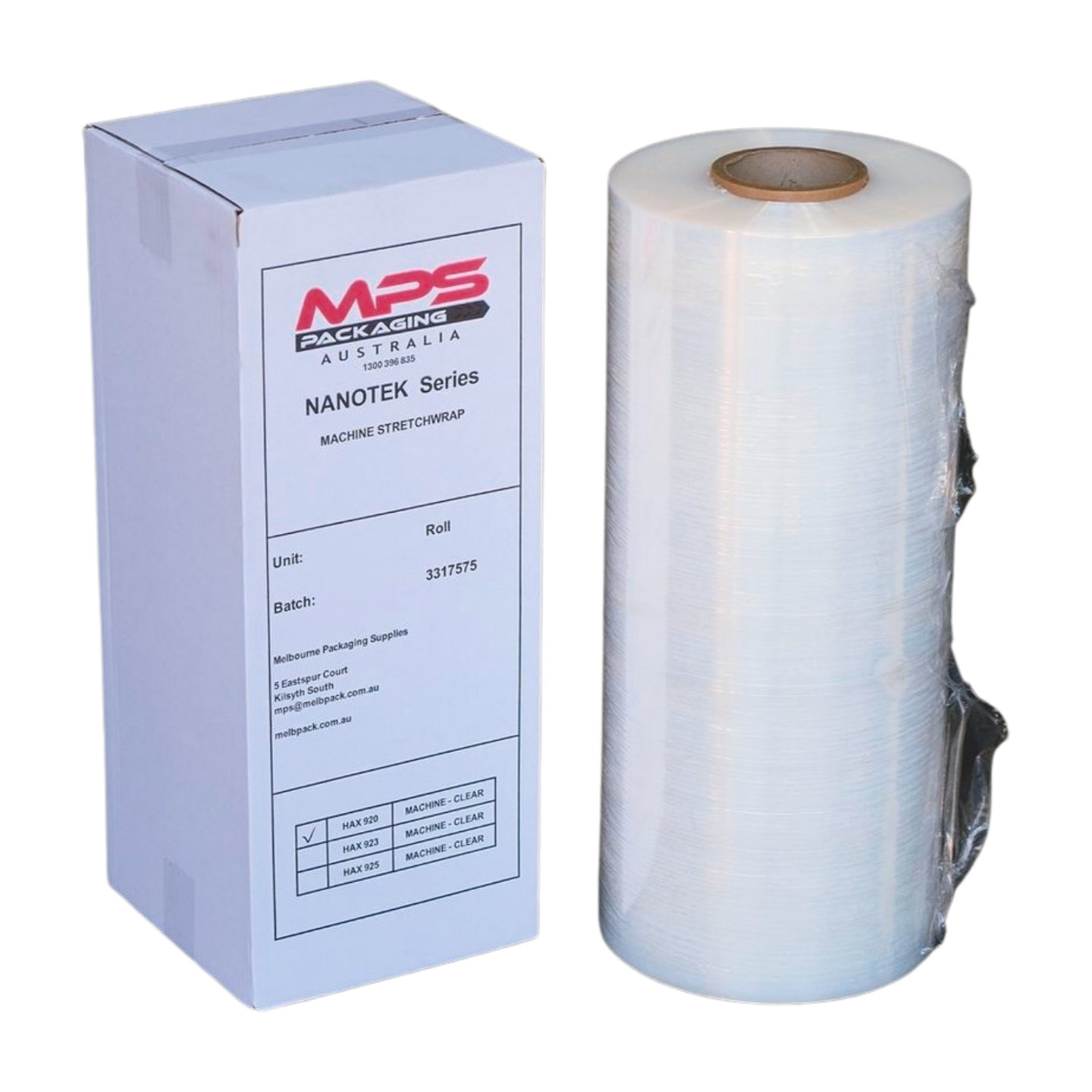 500MM X 1400M MACHINE PALLET WRAP 923 SERIES NANOTEK