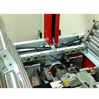 FULLY AUTOMATIC STRAPPING MACHINE WITH ROLLER DRIVEN TABLE TP-601A