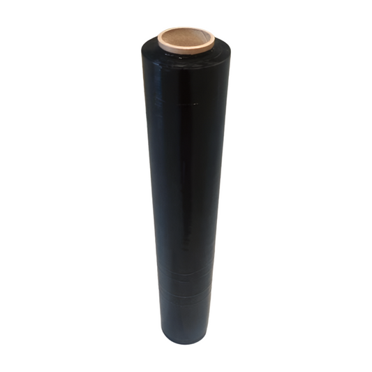 500mm x 300m x 15um Black Pallet wrap - PER ROLL