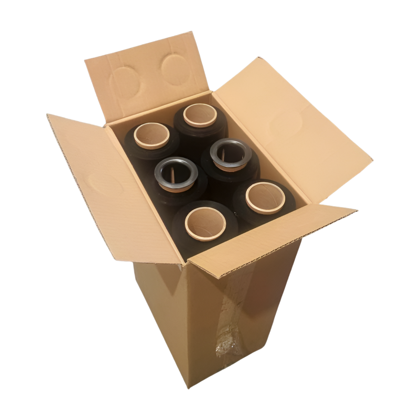 500mm x 300m x 15um Black Pallet wrap - PER ROLL