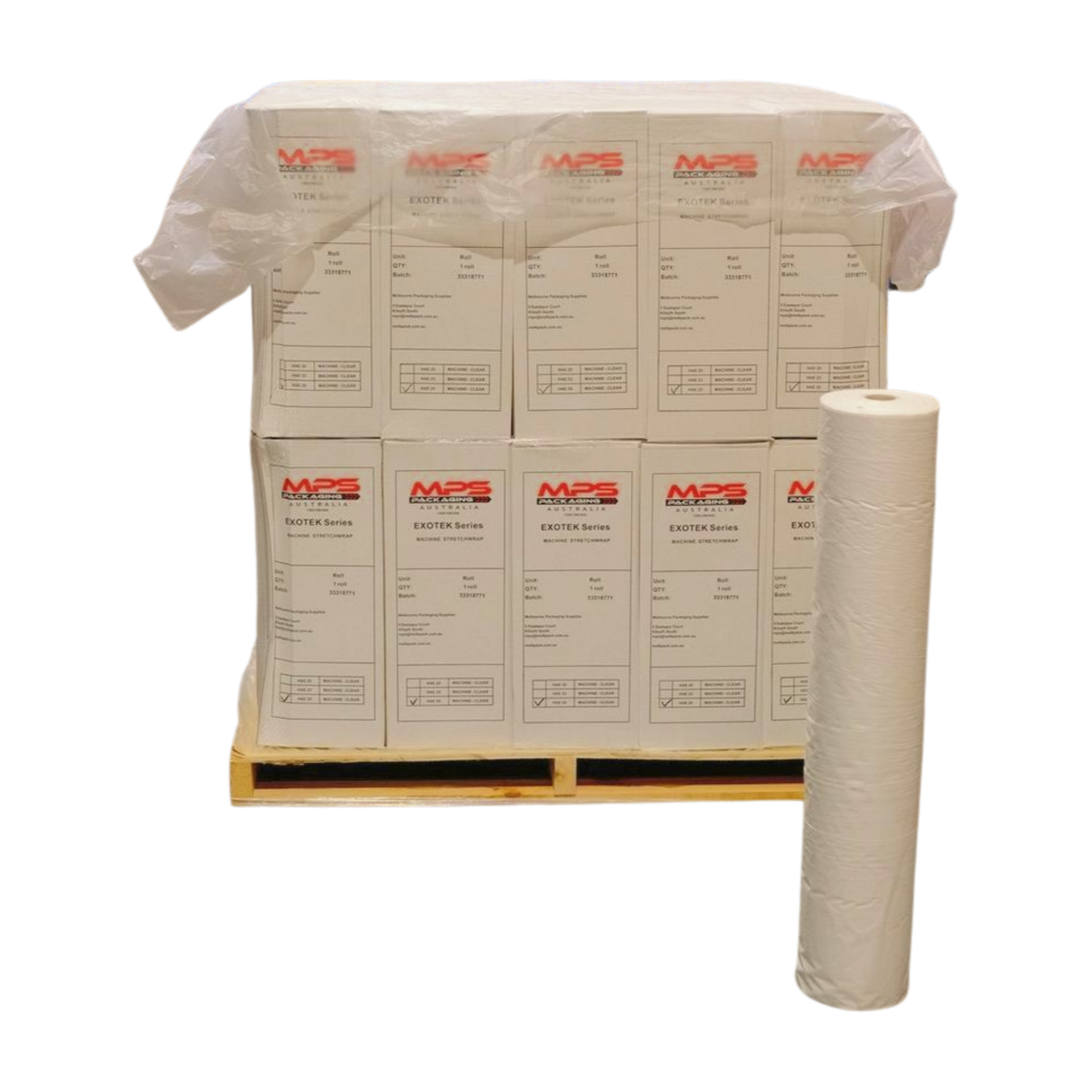 840/1680MM X 1680MM X 20UM PALLET CAPS (CLEAR)