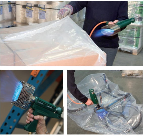 SHRINKWRAP HEAT GUN, HOSE AND FITTINGS