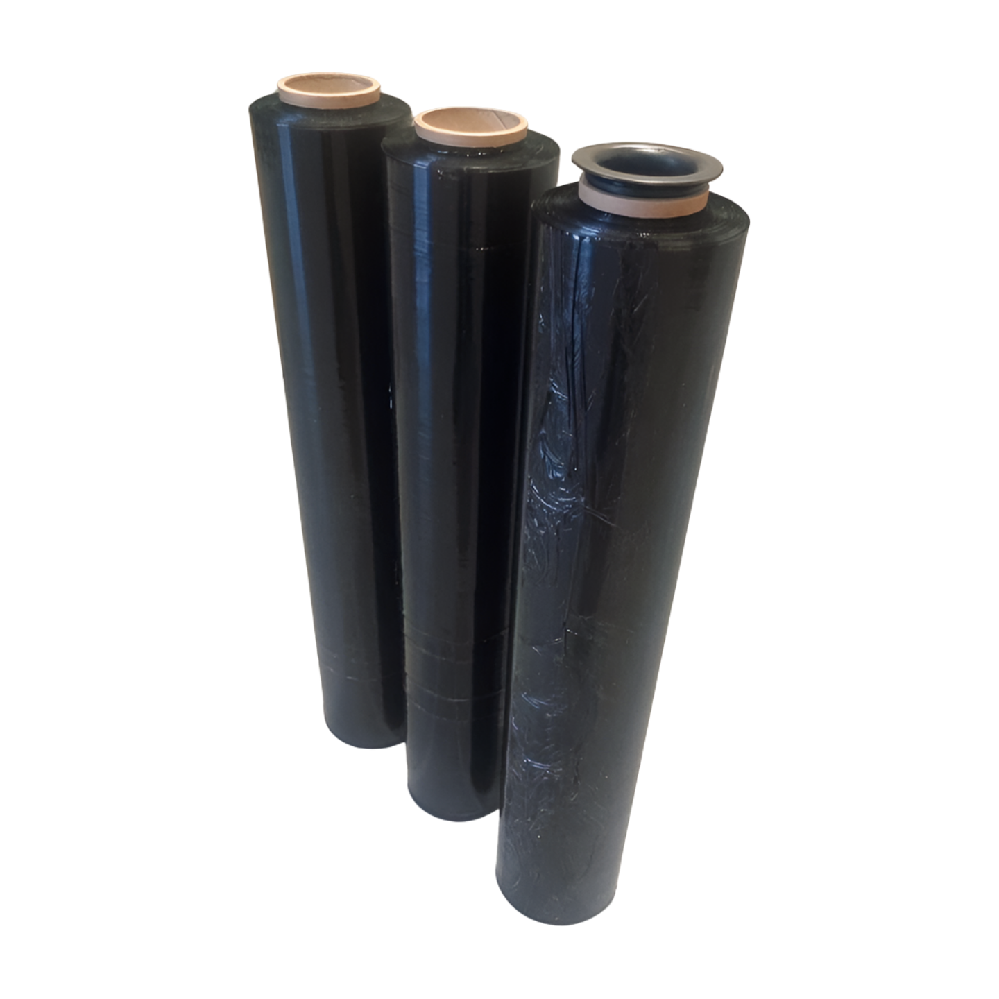 500mm x 300m x 15um Black Pallet wrap - PER ROLL
