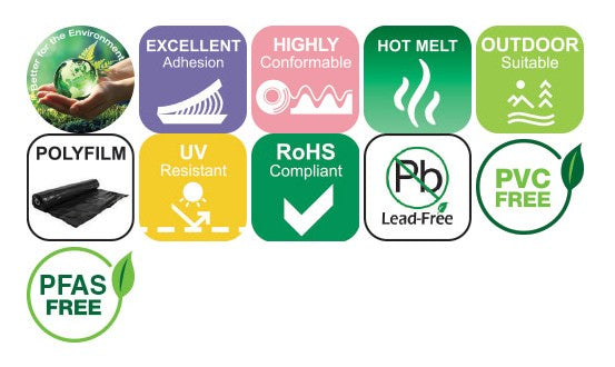 WHITE SHRINKWRAP TAPE