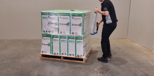 500MM X 300M X MAXSTRETCH RECYCLED ECO PALLET WRAP - CLEAR