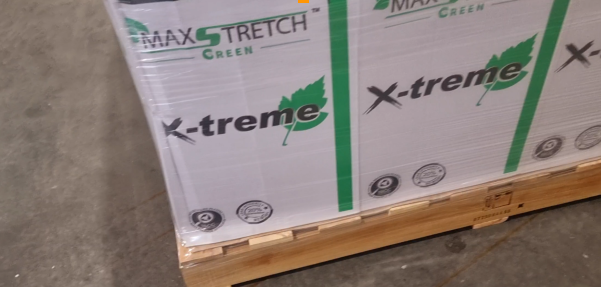 500MM X 300M X MAXSTRETCH RECYCLED ECO PALLET WRAP - CLEAR