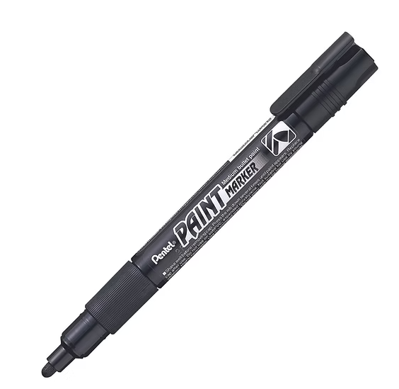 PENTEL BLACK PAINT MARKERS - EACH