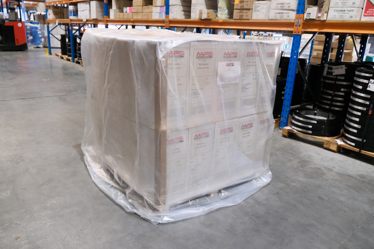 1220MM X 1220MM X 2200MM X 100UM 2%UV LDPE SHRINK BAG - ROLL 20