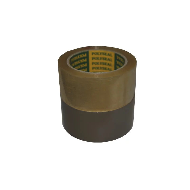 36MM x 75M #30 BROWN PREMIUM RUBBER TAPE - PER ROLL