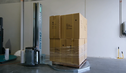 Galvanised Automatic Pallet Wrapper Installed for Victorian Herb Grower