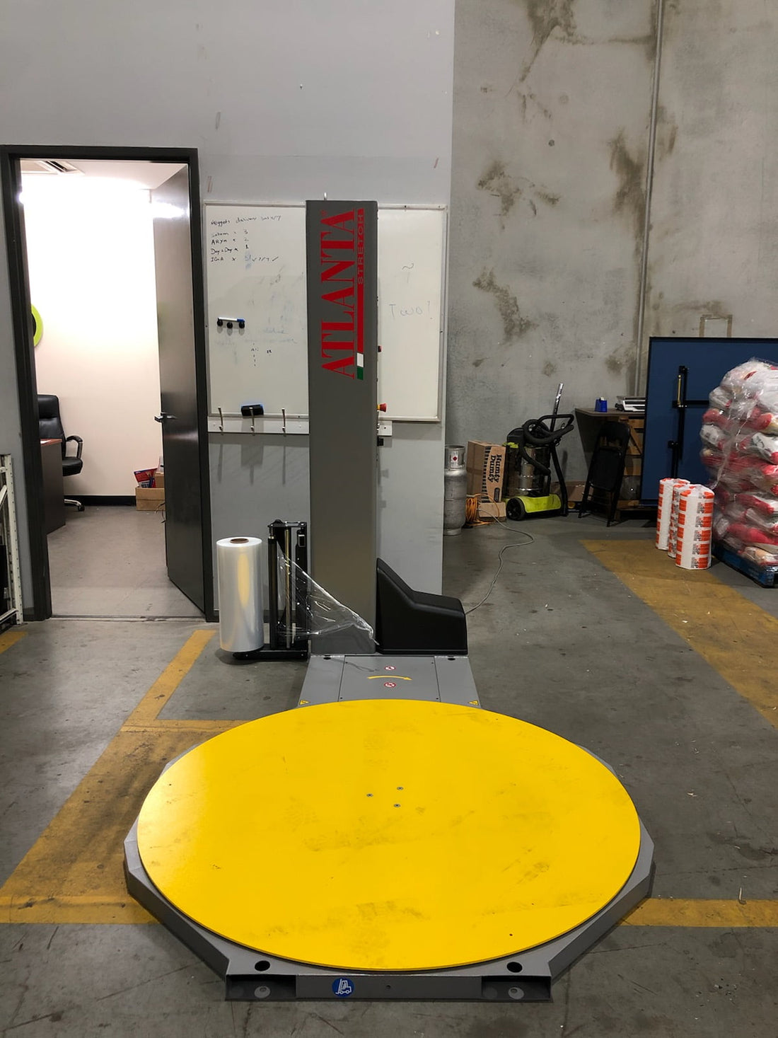 Pallet wrapper for food distributor in Adelaide