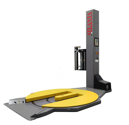 The Commercial strength of ATLANTA STRETCH semiautomatic wrapping machines