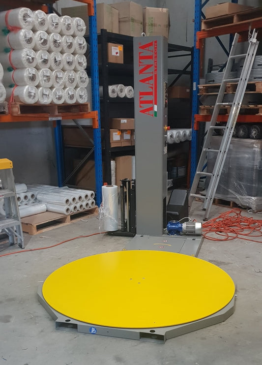 Synthesi Heavy duty pallet wrapping Machine for Chemical manufacturer