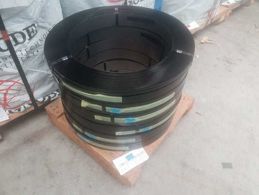 How to secure the end of steel coils?