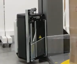 What is a pallet wrapping roping device?