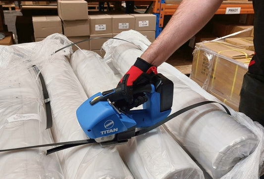 Titan TA220 & TA411 Battery Strapping Tools Now Available with Makita Batteries