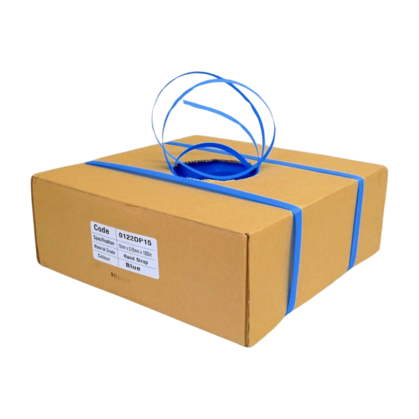 15MM x 1000M BLUE PLASTIC HAND STRAPPING ROLL - IN CARTON – MPS ...