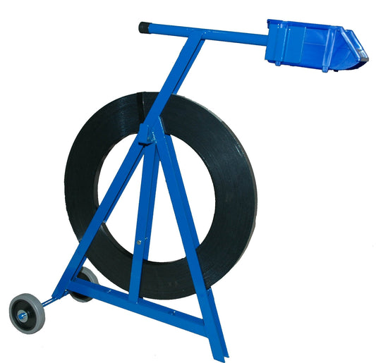 RIBBON STRAPPING DISPENSER WITH WHEELS