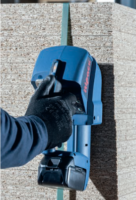 BATTERY STRAPPING TOOL FOR PLASTIC STRAP WITH FRICTION WELD - XITI-21
