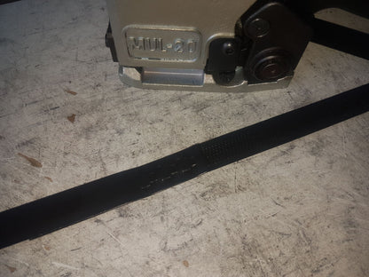 19MM X 0.50 X 210M  BLACK RIBBON STEEL STRAPPING - BLUESCOPE