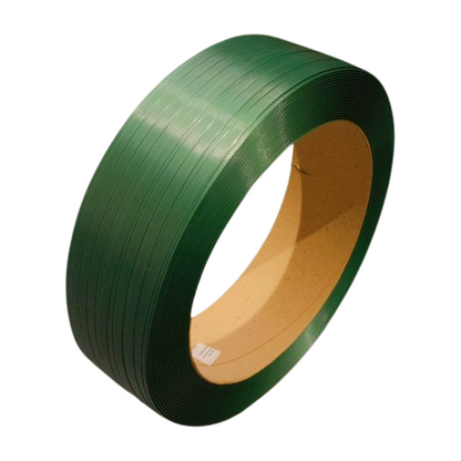 16mm x 0.9mm x 1150m GREEN EMBOSSED PET STRAPPING