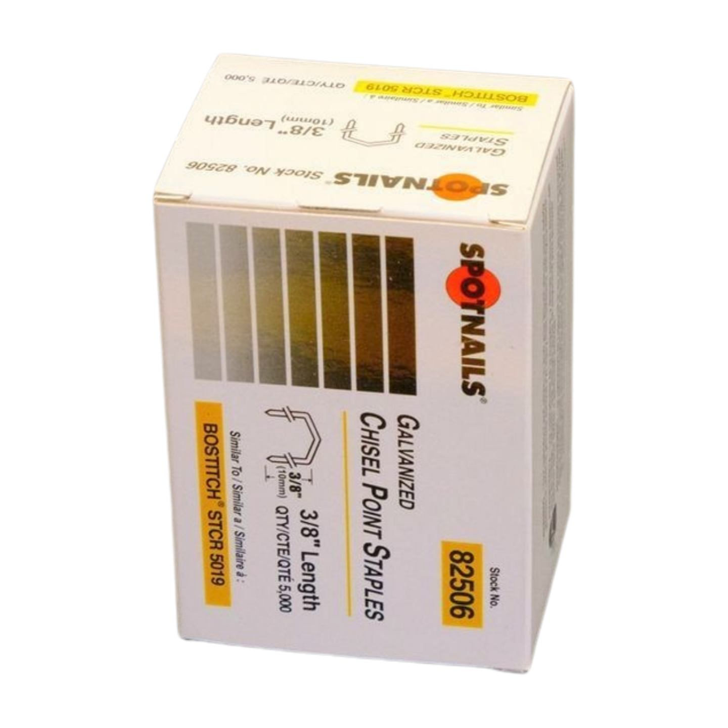 STCR5019 10MM STAPLES -BOX 5000