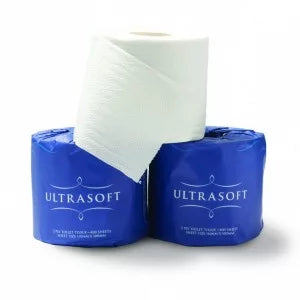 ULTRASOFT TOILET ROLL 2 PLY -400 SHEETS - CTN 48