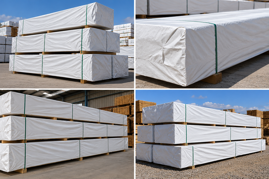 300MM/600MM/300MM X 390M X 50UM UFILM MDPE TIMBERWRAP 2%UV