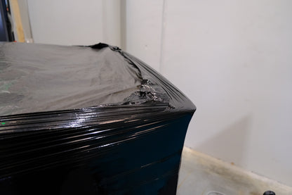 500MM X 400M X 23UM ULTRA BLACK BLOWN STRETCHWRAP - PER ROLL