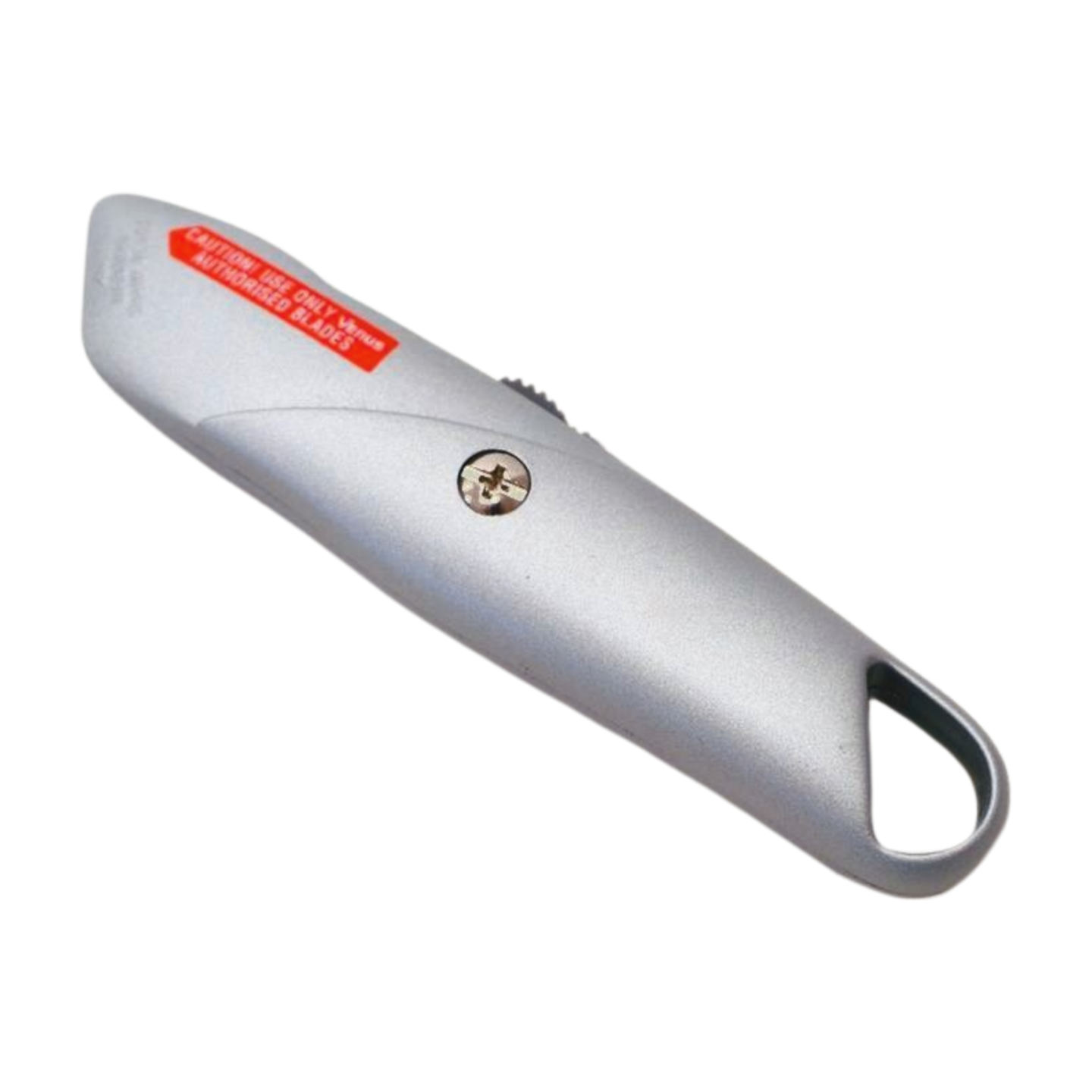 RETRACTABLE METAL UTILITY KNIFE (GREY)