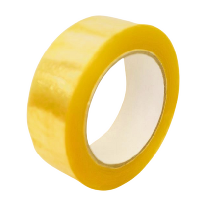 36MM x 100M #370 CLEAR HOT MELT TAPE - PER ROLL