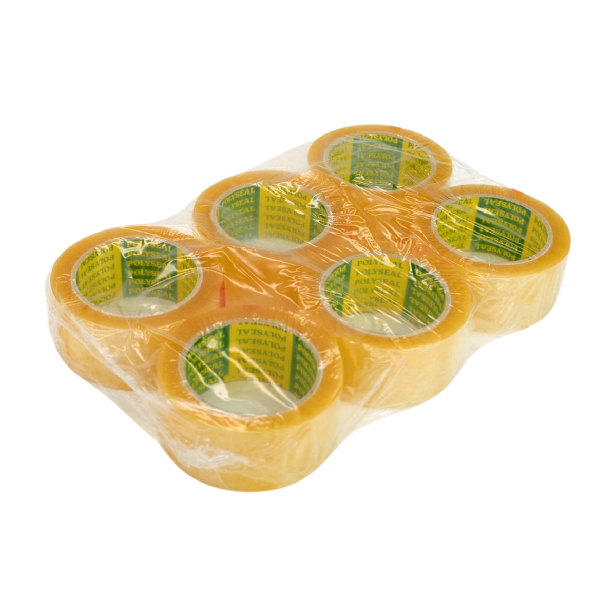 75m 36MM x 75M #30 CLEAR PREMIUM RUBBER TAPE - PER ROLL - MPS Packaging ...