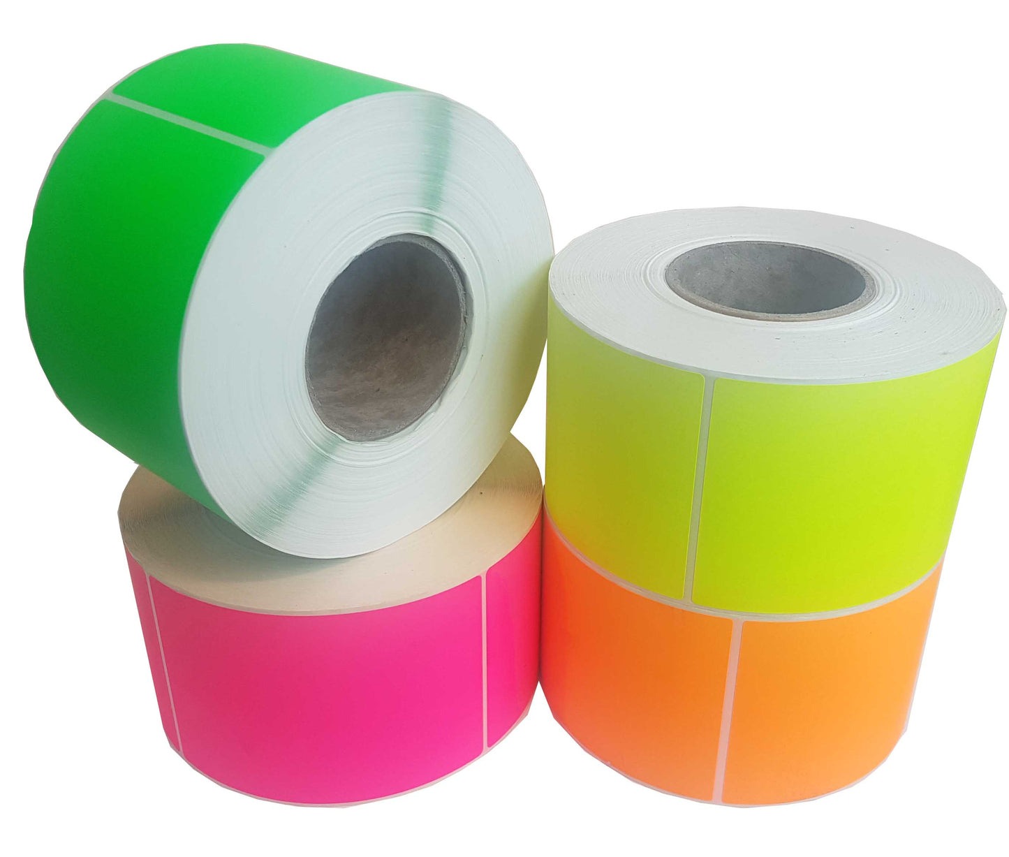 102MM X 150MM FLURO PINK ROLL 3 INCH CORE  - ROLL 1000