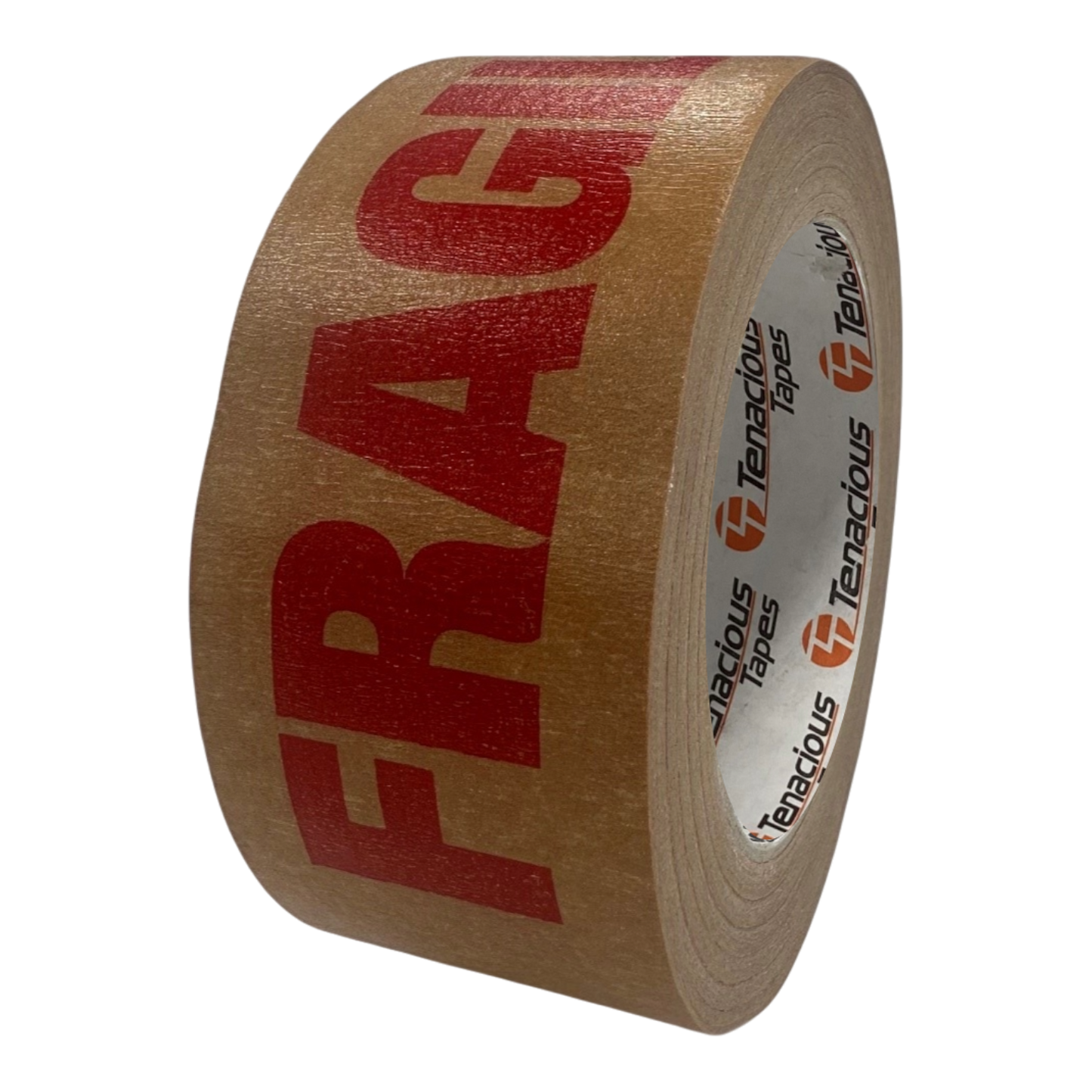 50MM x 50M PRINTED FRAGILE KRAFT PAPER TAPE #G856
