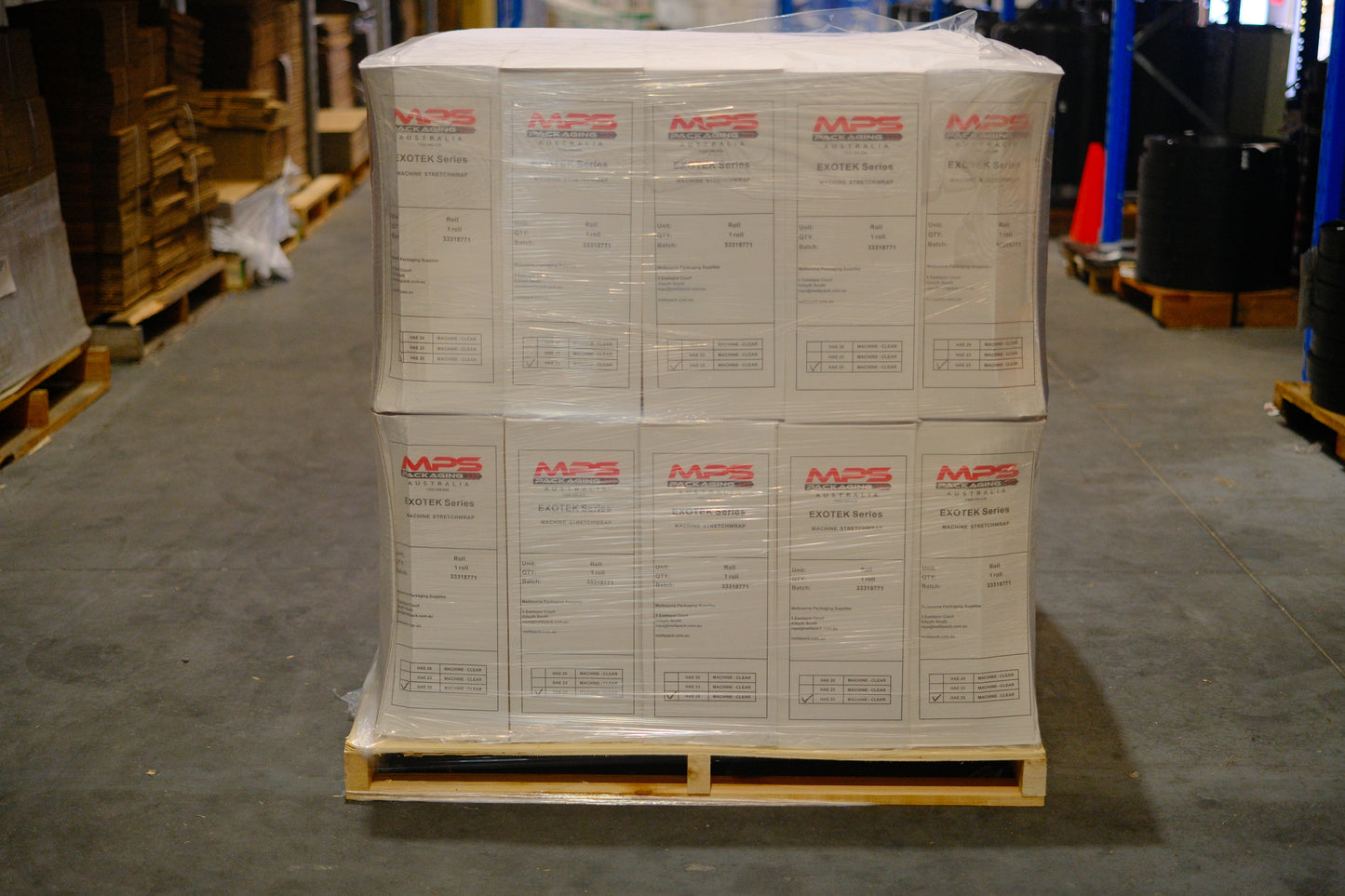 840/1680MM X 1680MM X 20UM PALLET CAPS (CLEAR)