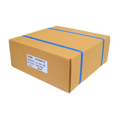 12MM x 1000M BLUE PLASTIC HAND STRAPPING - ROLL IN DISP BOX