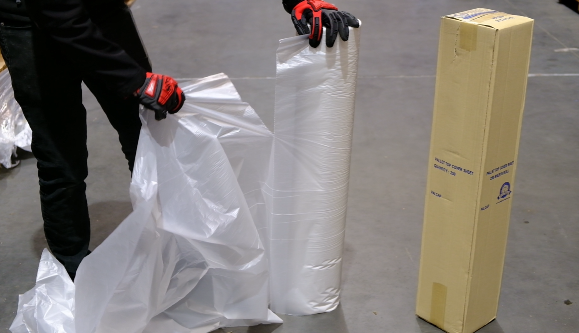 840/1680MM X 1680MM X 20UM PALLET CAPS (CLEAR)