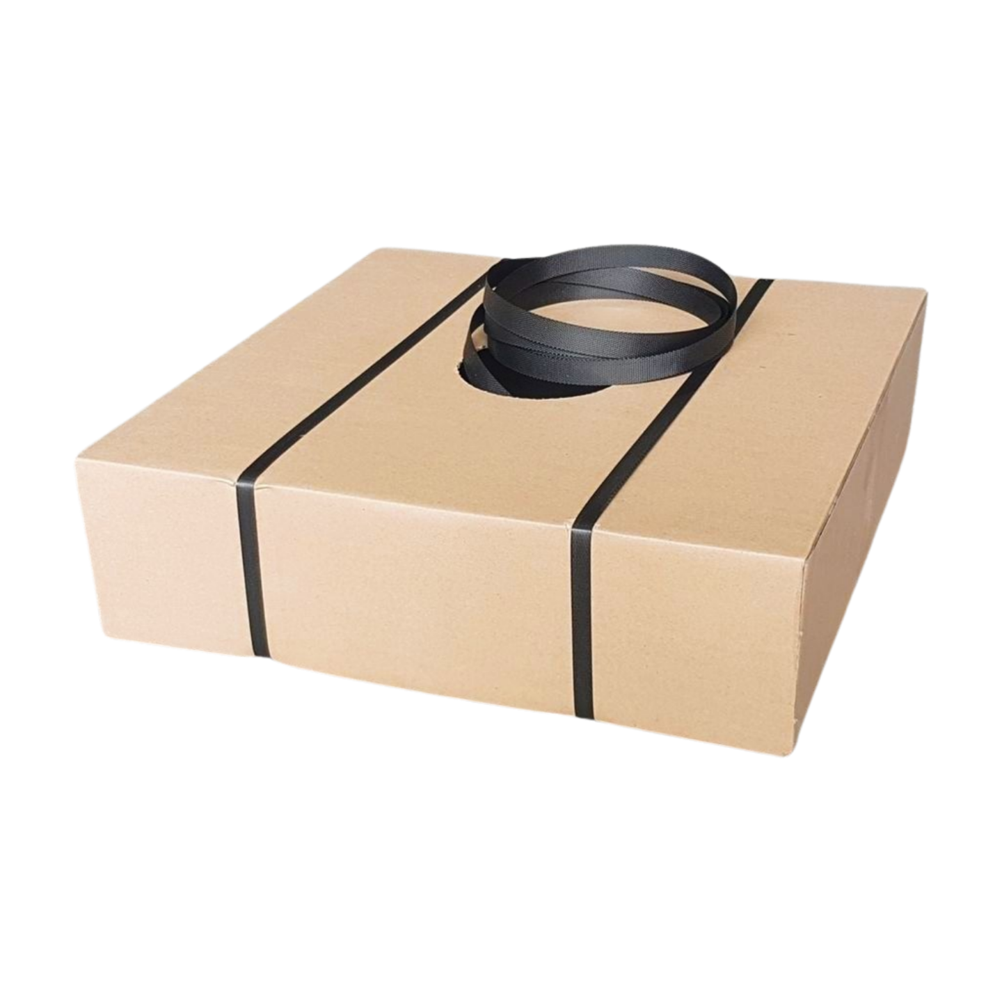 15MM x 1000M BLACK HD STRAPPING – ROLL - IN CARTON