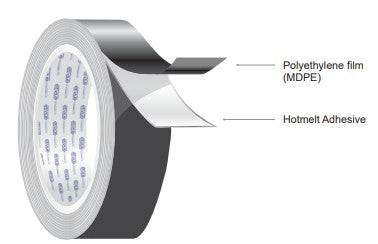 WHITE SHRINKWRAP TAPE