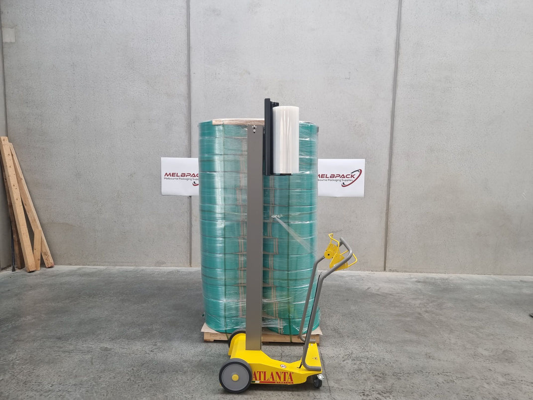 Manual mobile Pallet wrapper – MPS Packaging Australia