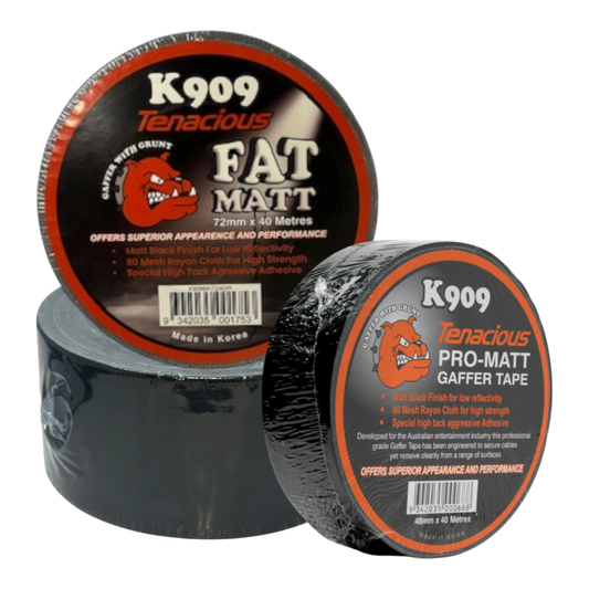 48MM X 40M GENERAL PURPOSE MATT GAFFER TAPE #K909