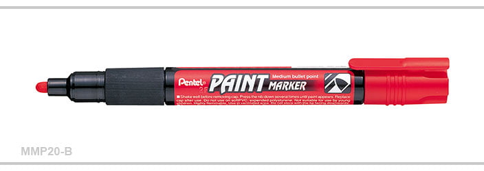 PENTAL RED PAINT MARKERS - EACH (BOX 12)