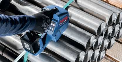 BATTERY STRAPPING TOOL FOR PLASTIC STRAP WITH FRICTION WELD XITI-20