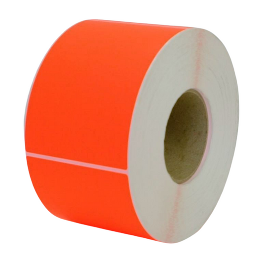 102X150MM FLURO ORANGE ROLL 3 INCH CORE  - ROLL 1000