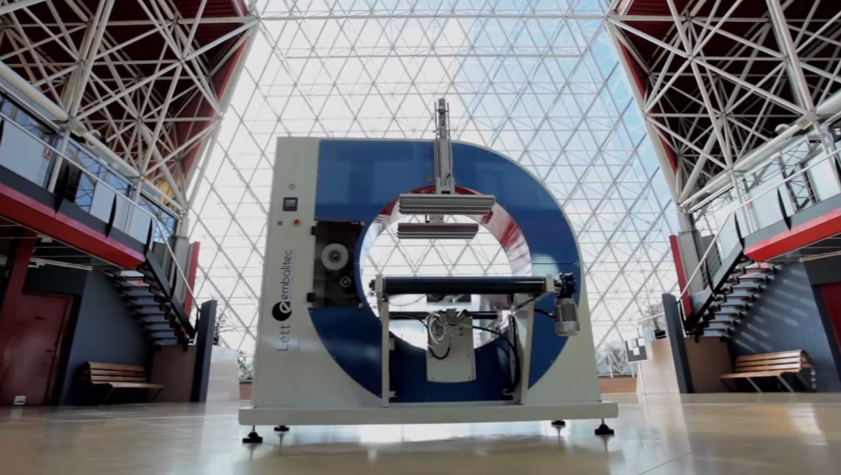 Load video: pallet wrapping machines