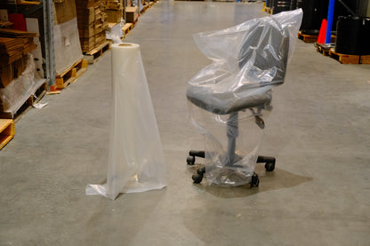 800MM X 1400MM X 100UM POLY BAGS - ROLL  75