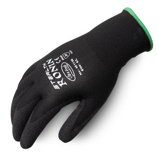 STEALTH RONIN GLOVES NITRILE PALM BLACK