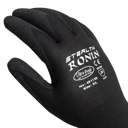 STEALTH RONIN GLOVES NITRILE PALM BLACK