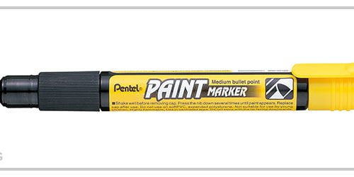 PENTAL YELLOW PAINT MARKERS - EACH (BOX 12)